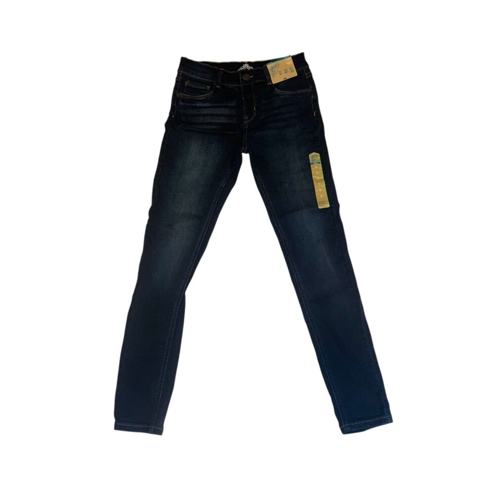 Thereabouts Girls Superflex Jeggings Dark Wash 12R Casual Denim NWT